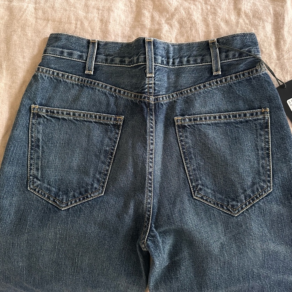 Nili Lotan Dark Blue Flare Jeans - Picture 6 of 7